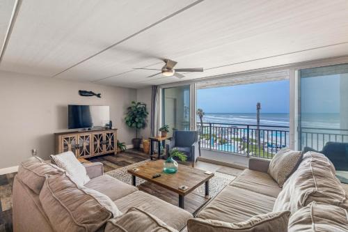 New Smyrna Beach House | 2BR Condo with Direct Beach & Pool Views NSB FL
