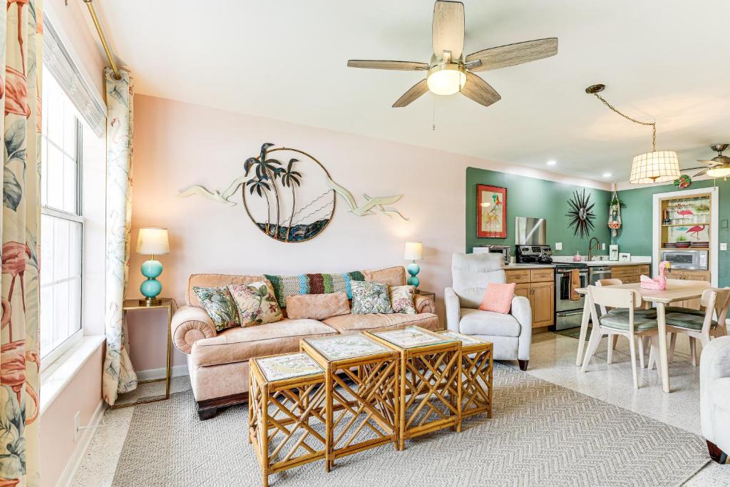 Stuart House | 4 Mi to Beaches: Vibrant Stuart Villa w/Patio!