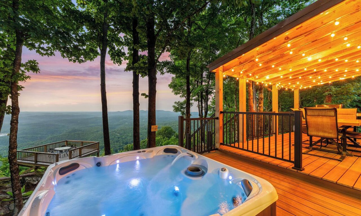 Jasper Cabin | Arkansas Gran Canyon View Hot Tub Observation Deck
