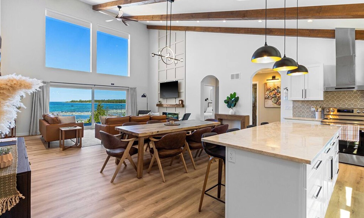 Northern Bruce Peninsula Cottage | Azure Vista: Lakefront | Game room | Hot tub