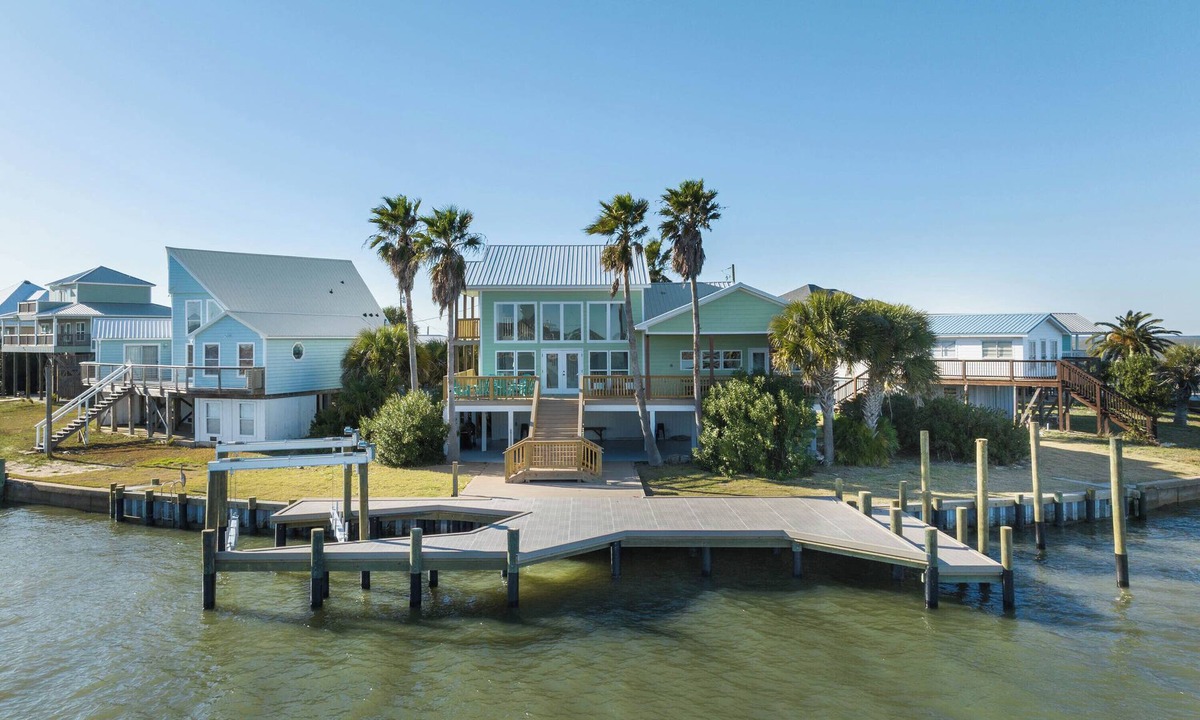 Royal Lagoons House | Bayfront home with a wonderful view of the bridge