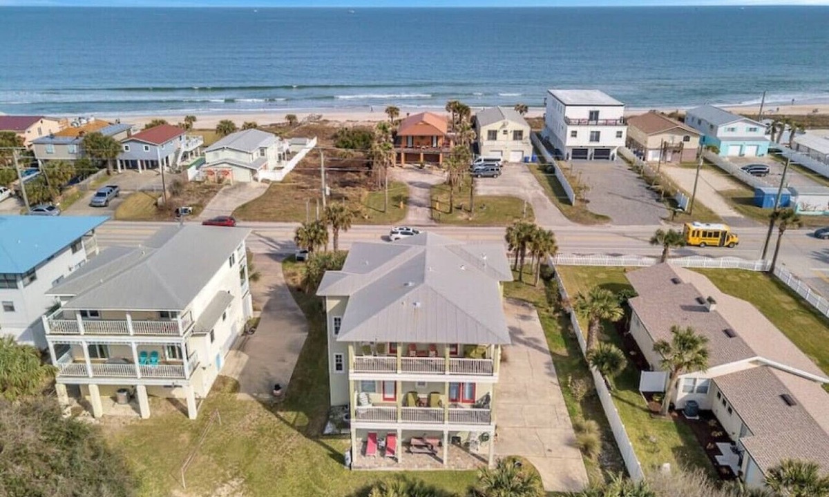Vilano Beach House | Beachfront Retreat | 3-Story Home | Walk to Vilano Beach | Near Nights of Lights
