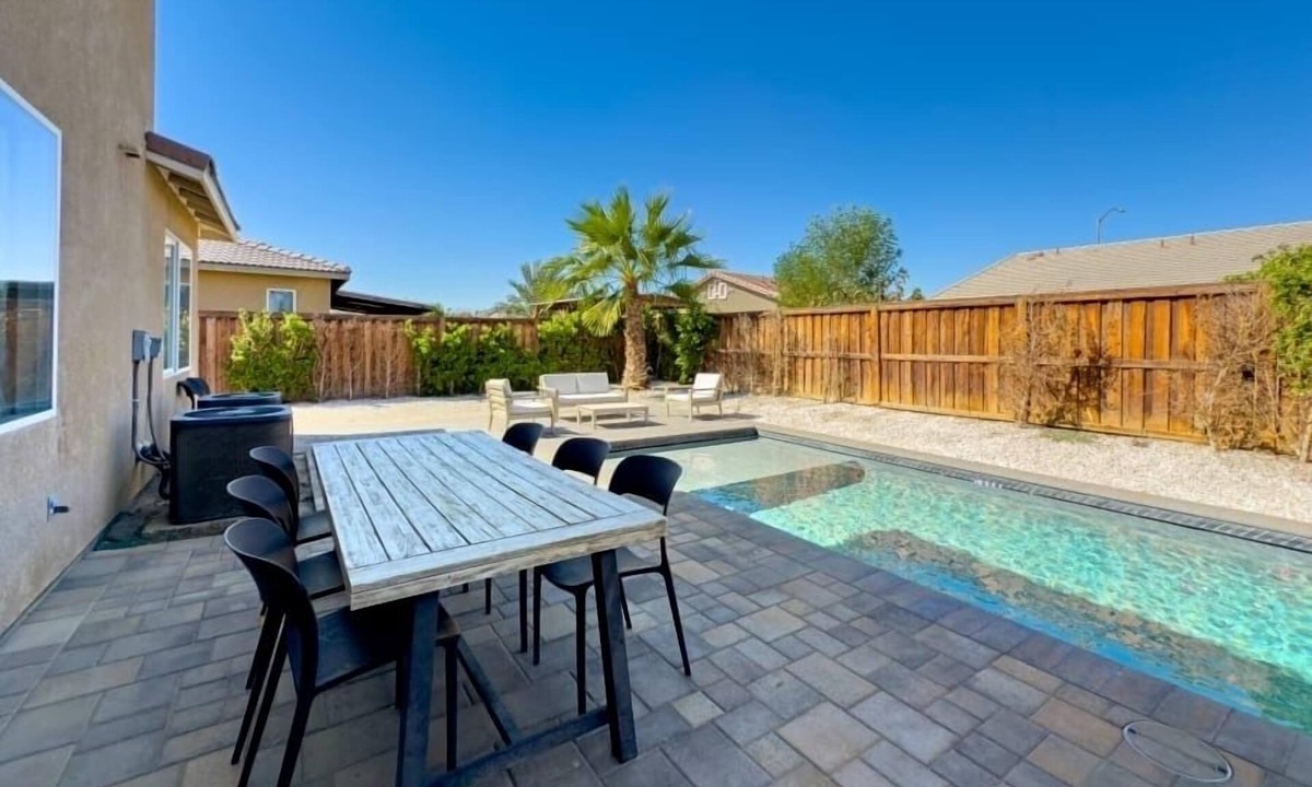 Coachella House | Boho Backyard: Poolside Chill & Cozy Vibes