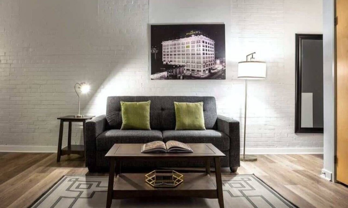 Downtown Indianapolis Apartment | BOLD 2BR 2BA In The Block Apartment by CozySuites