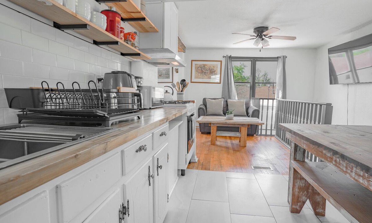 Central Oklahoma City Apartment | Comfortable, well-stocked 2BR near OCU — sleeps 4 across 3 queen beds #N29
