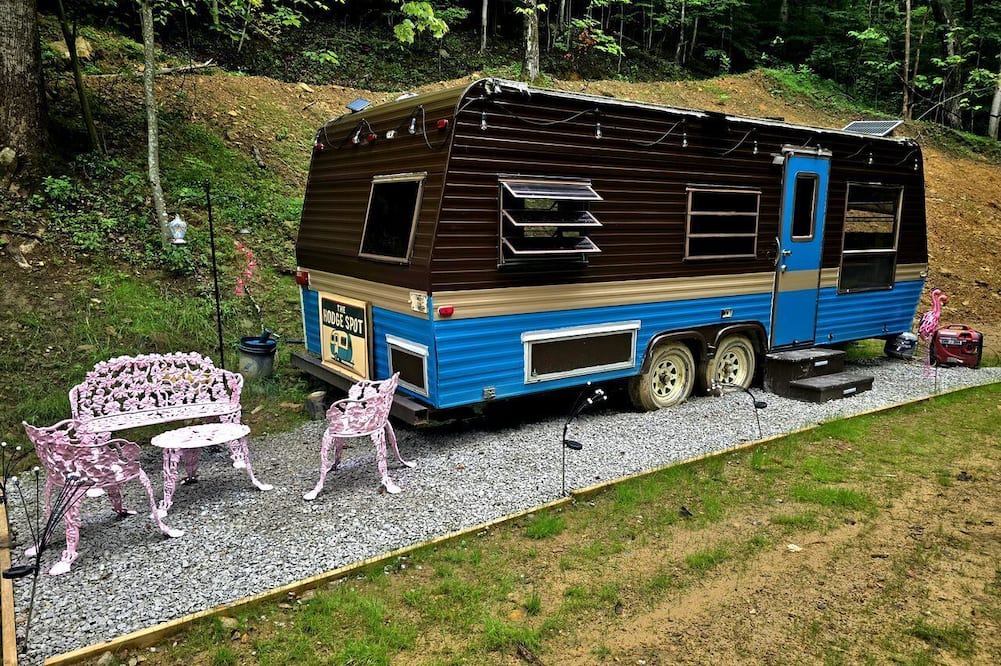 Coal Fork House | Cute Off-Grid Camper on an Exotic-Animal Farm for a Unique Getaway near Charleston, West Virginia