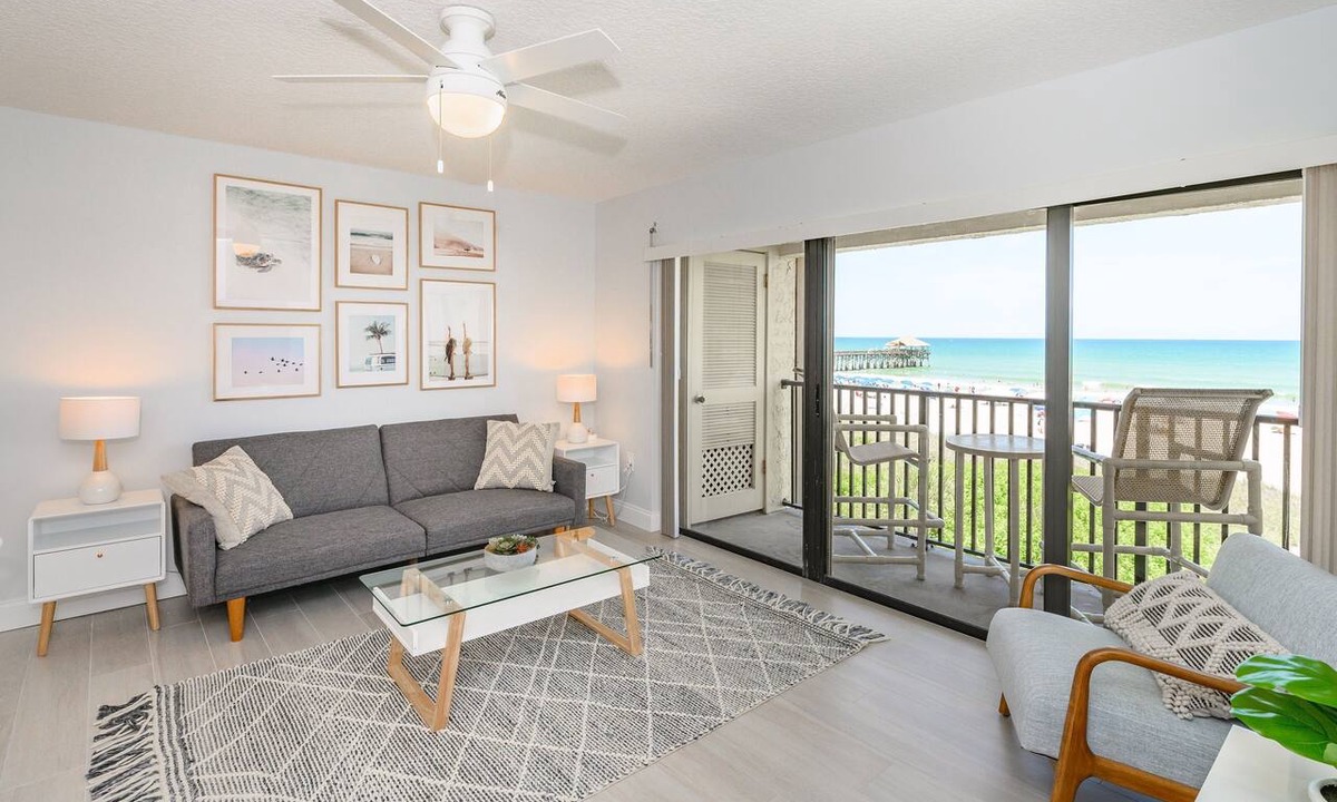 Avon By The Sea Condo | Direct Beach Views Throughout Oceanfront Paradise Corner Unit with Heated Pool