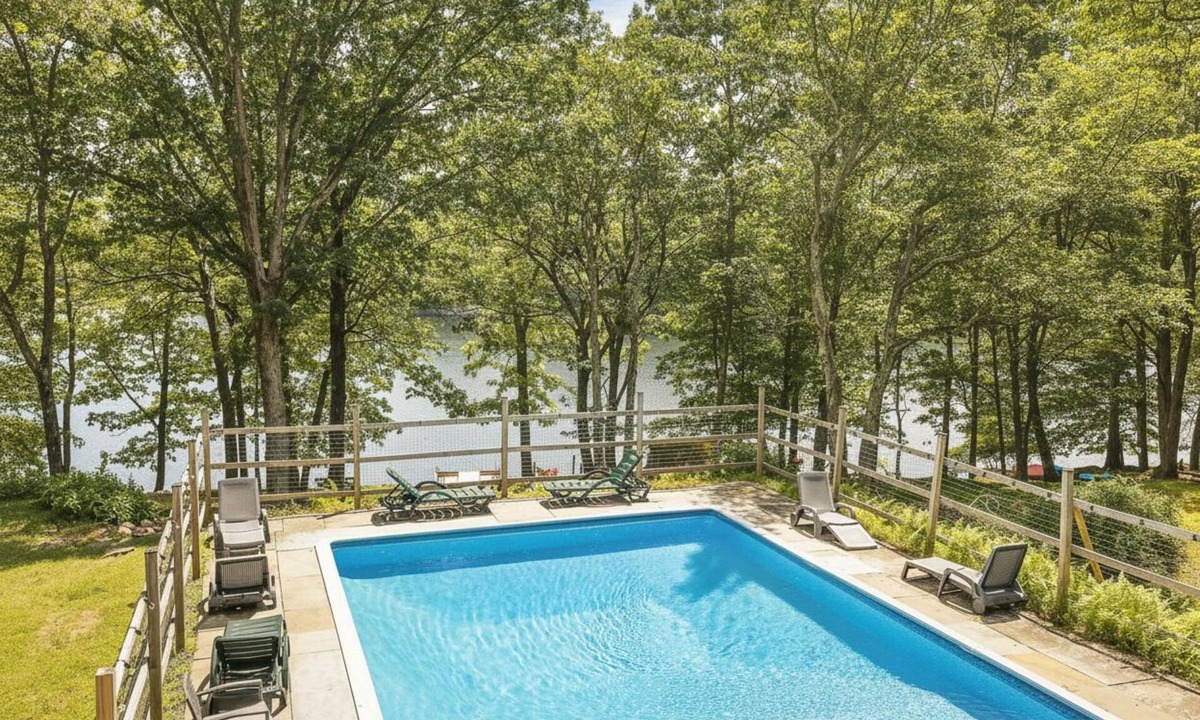 Pocono Mountain Lake House | Eagle Lake Getaway: Pool, Hot Tub, Games & Firepit Ping Pong, Foosball