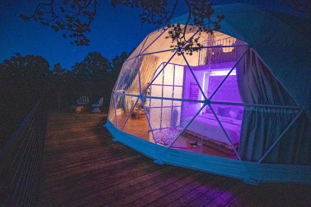 Nogal Cabin | Elegant and Comfortable Dome for Starry Night Gazing in Nogal, NM
