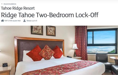 Tahoe Village Villa | Enjoy the Ridge Tahoe Two-Bedroom Lock-Off for a family of 6