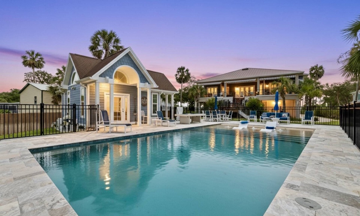 Flagler Beach House | Exquisite Resort Style Pool Home | Flagler Beach | Close To The Beach | Hot Tub