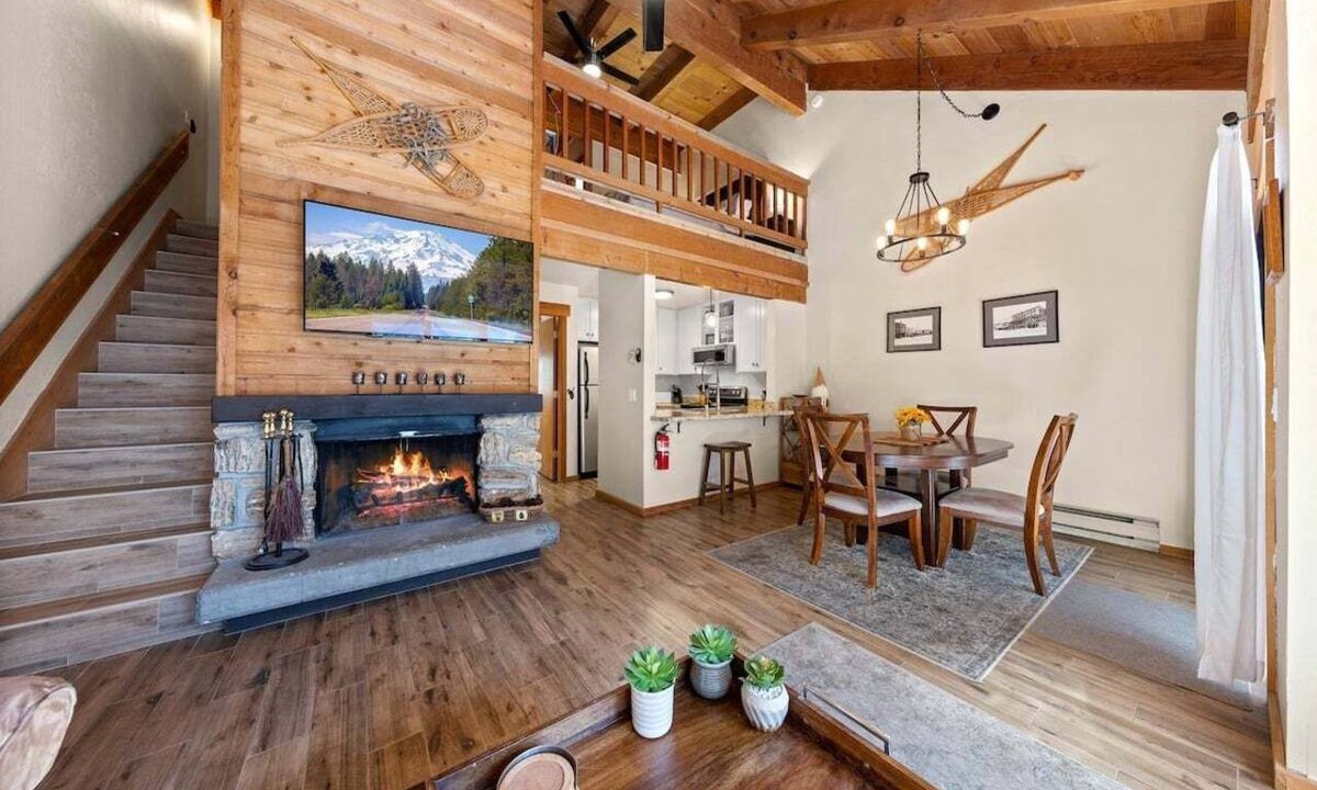 Tahoe Woods Condo | Family Enjoyment at Granlibakken Year round pool, sauna, hot tub