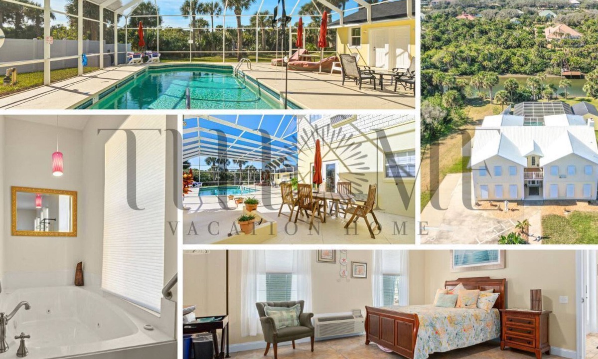 Painters Hill Apartment | Flagler Beach Bed and Breakfast Pool jaccuzzi Suite