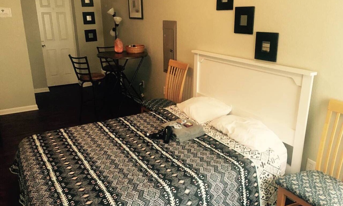 Denton Apartment | Full Cozy Studio w/Shared Bath - B