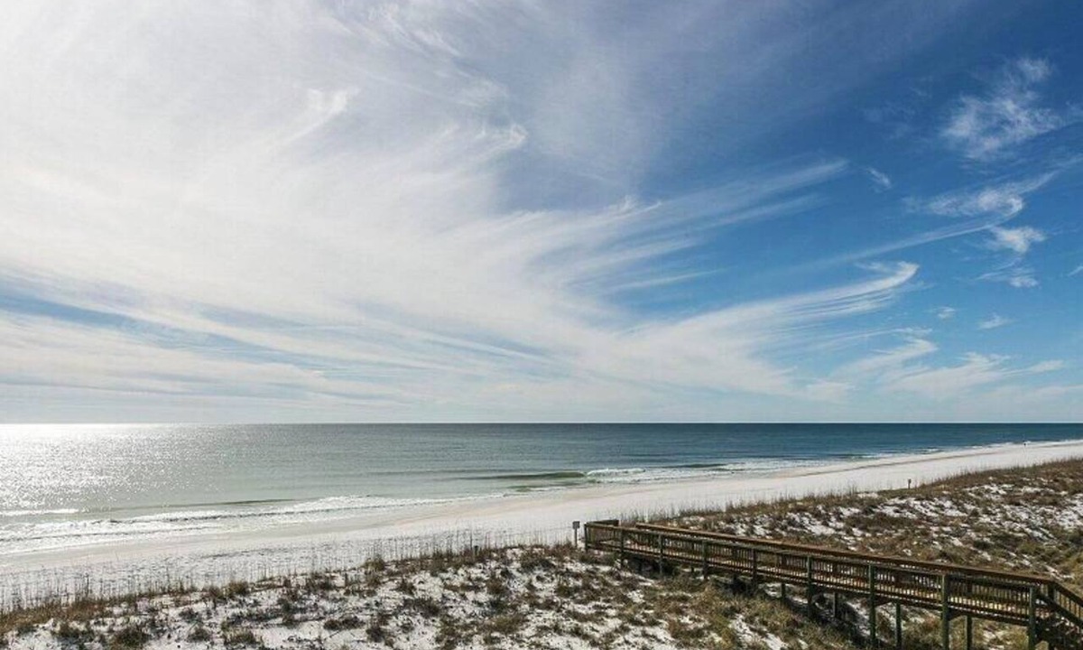 Pensacola Beach Condo | Gulf-Front Retreat with Stunning Emerald Water and white Sand Views-SV421