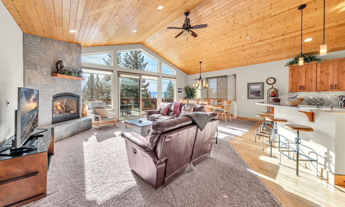 Kings Beach House | Inviting Cabin with Decks, 2 Miles to Lake Tahoe!