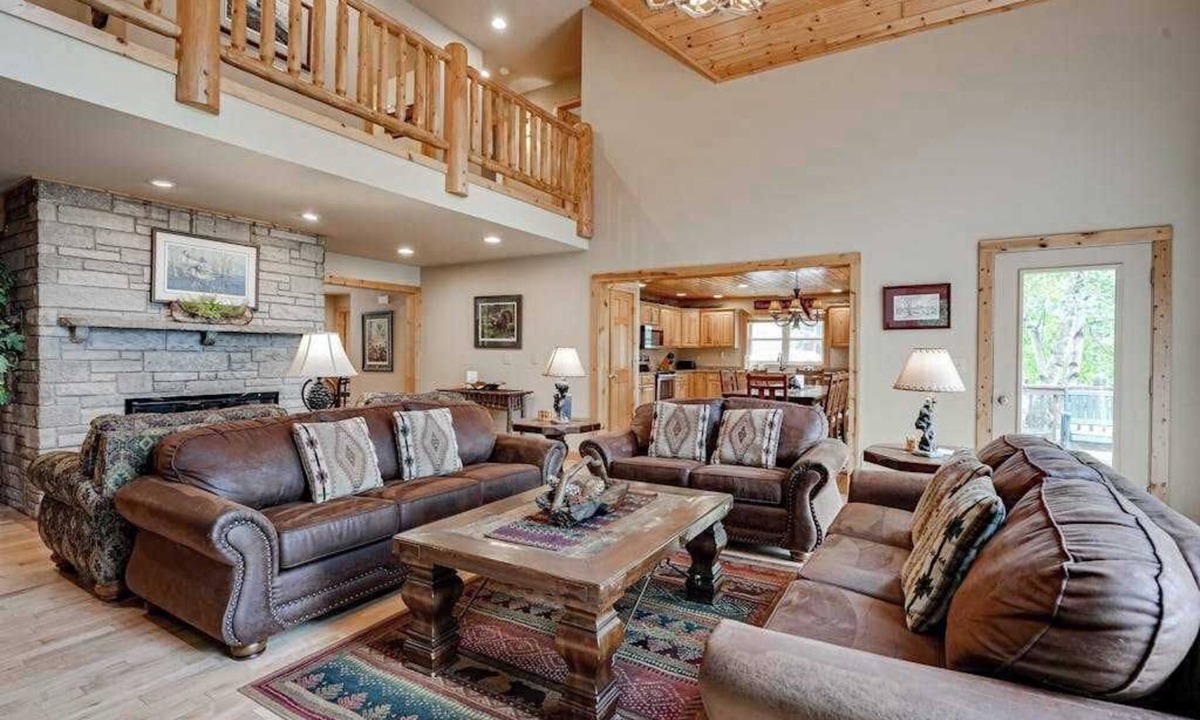 Eagle River House | Lakefront home with private dock, firepit, playground & lake views