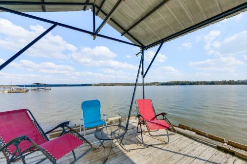 Fort Gaines House | Lakefront w/Dock, Detached Studio, Fire Pit!
