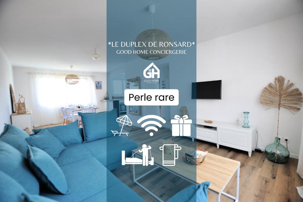 Rosendael Apartment | *Le Duplex de Ronsard*Plage et Centre-Ville
