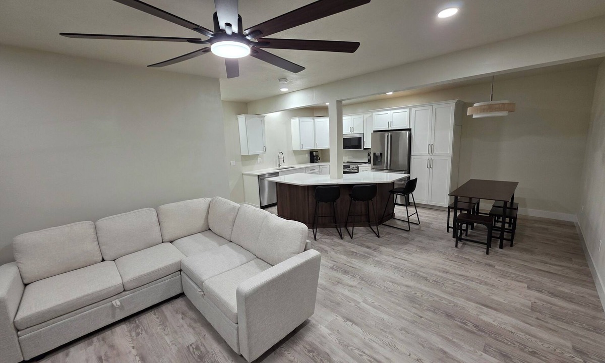 Harrisville Apartment | Luxury 3 Bedroom, 2 Bath Basement Apartment. Family and pet friendly!