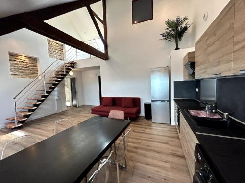 Equeurdreville-Hainneville Apartment | Modern renovated apartment #8 with 7pers mezzanine