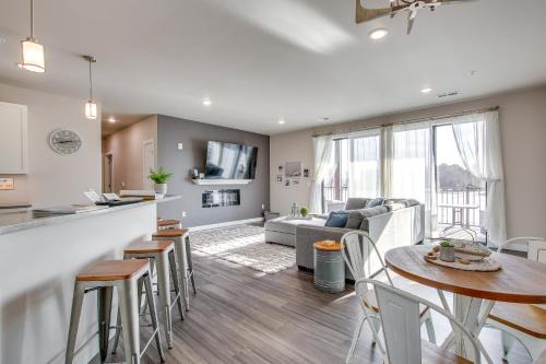 Sheboygan House | Modern South Pier Condo on Sheboygan River!