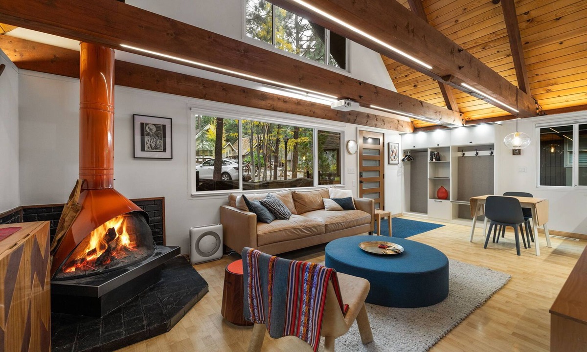 Incline Village Cabin | Mountain Modern Tahoe A-Frame in Incline Village 2be/1ba with Firepit and Sheds