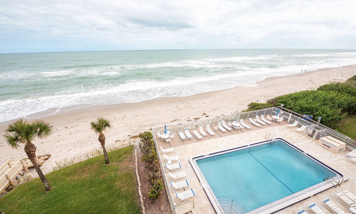 Indian Harbour Beach Condo | Oceanfront 2BR Condo Updated 5th Floor Balcony Ocean Views, 503