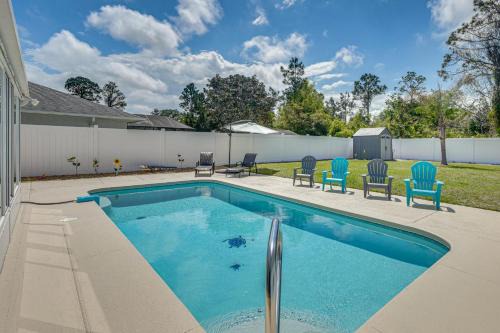 Palm Coast House | Palm Coast Comfort: Family Home w/Lanai, Big Yard