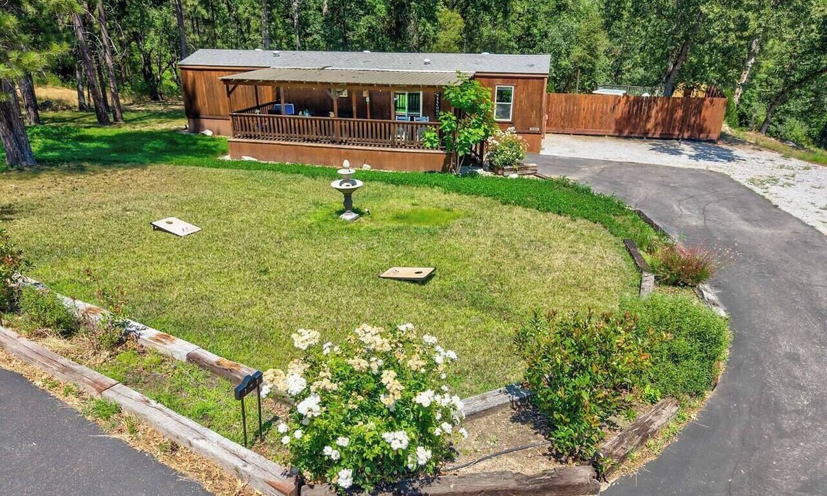 North Fork House | Private Creekside Cabin Hot Tub Sauna Views