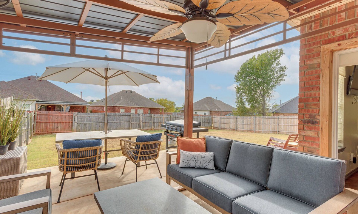 Oklahoma City Cottage | Private Patio + Yard: Home By Tinker & Hospitals!