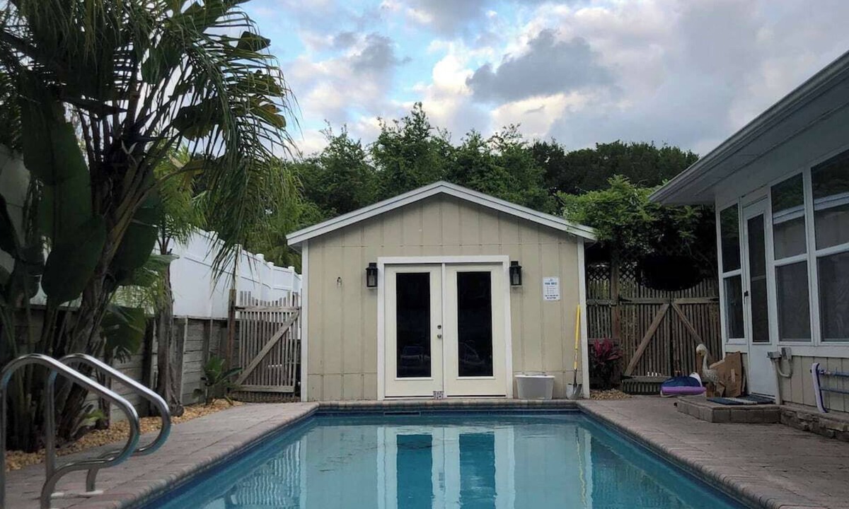 Vilano Beach House | Pure Relaxation: heated pool, beach, cabana & more