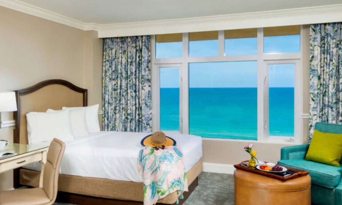 Daytona Beach Shores Hotel | Seafront King Balc | The Shores | Ocean balcony, s’mores | 2 Units