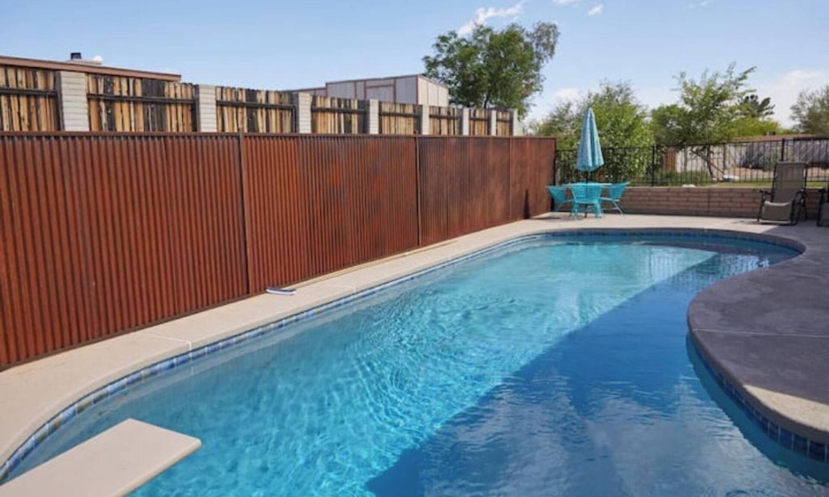 South Harrison House | Southwestern eastside adobe with private pool!
