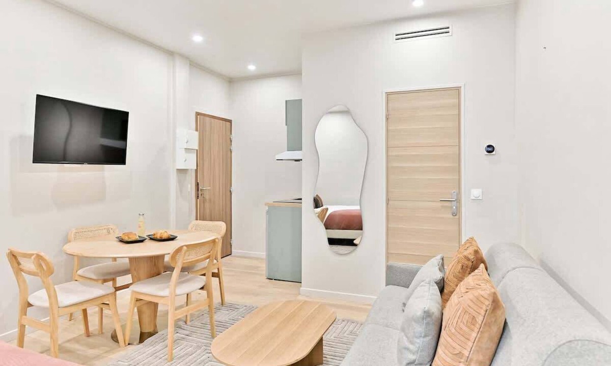 Quartier de la Plaine-de-Monceaux Apartment | Studio climatisé & confortable – Paris 17