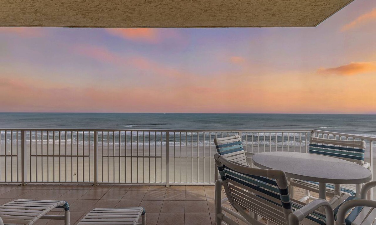 New Smyrna Beach Condo | Stunning Corner Unit in Malibu with Beautiful Ocean Views from the Balcony