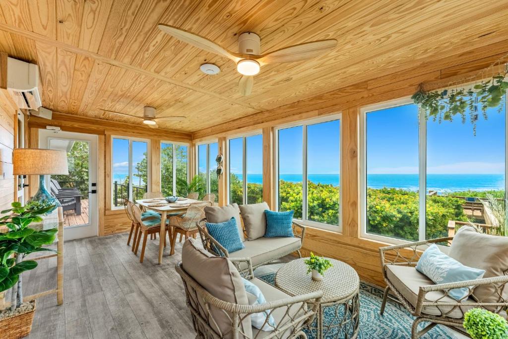 Atlantic Shores House | Turtle Haven - Luxury Beachfront Villa on Sea Turtle Nesting Grounds - Heated Pool & Spa