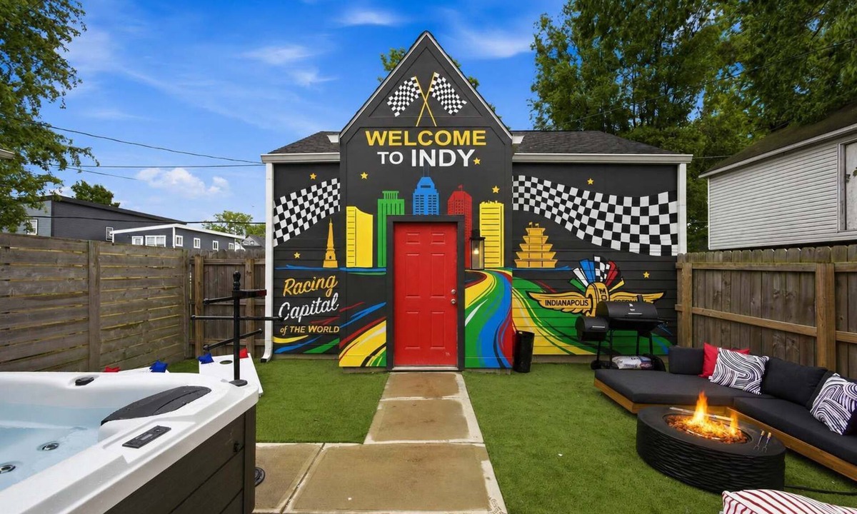 Fountain Square House | Victory Lane Villa | Game Room - Hot Tub - Firepit