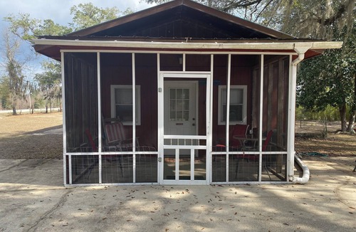 Donalsonville Cabin | 2 BR 2 Bath Cabin on private 1 acre. Huge cement pad for parking. No clay roads.