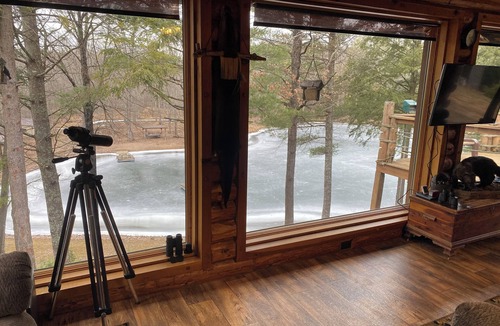 Suring Cabin | 20 acre, 5-bedroom waterfront cabin in Suring. Private pond & River Access!