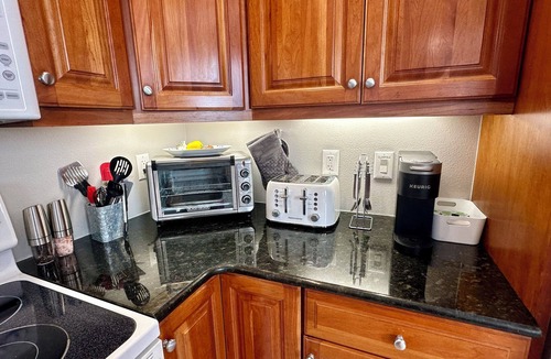 Palm Coast Condo | 5 ★ Luxury King Penthouse- 3 miles to Beach! Chef's Kitchen! Private Balcony