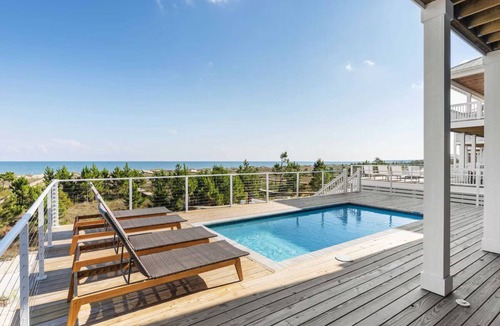 Cape San Blas House | 5br/5ba Gulf front home w/elevated private pool and elevator on Cape San Blas