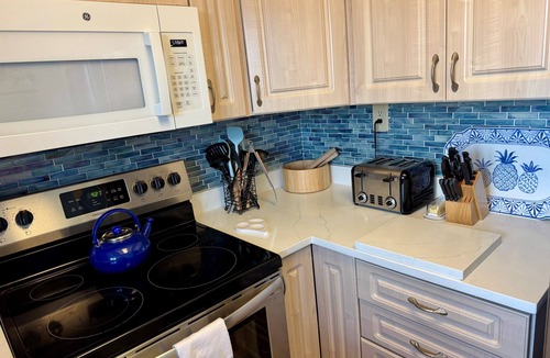 Seaside Homes Condo | Amazing 2-bedroom beachfront condo on Ormond Beach steps from pool and beach.