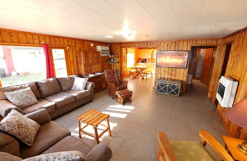 Au Train House | AuTrain Lake Sunrise Cabin w/Dock, private lakeside firepit. Near Pictured Rocks