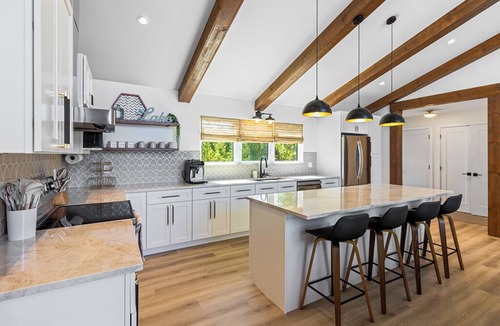 Northern Bruce Peninsula Cottage | Azure Vista: Lakefront | Game room | Hot tub