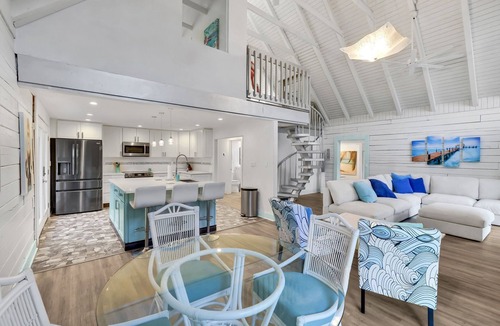 Daytona Beach House | Backyard paradise, huge pool, walk to beach