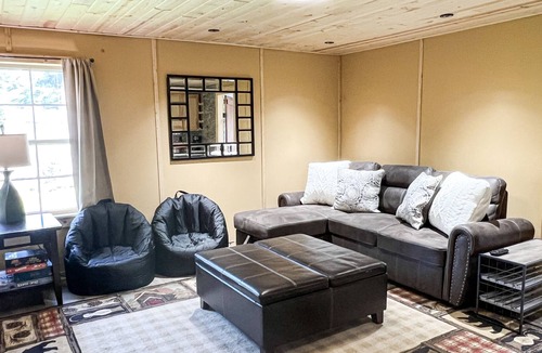 Cheboygan House | Beachfront Cottage on Lake Huron, views of Mackinaw Bridge, Sandy Beach!
