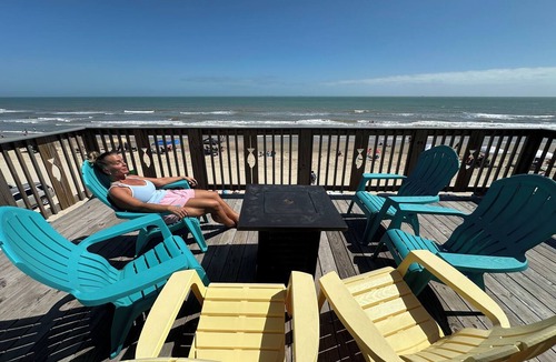 Surfside Beach House | Beachfront Luxe! Recent Build! On Sand Pet Friendly! Ocean Front! Restaurants!