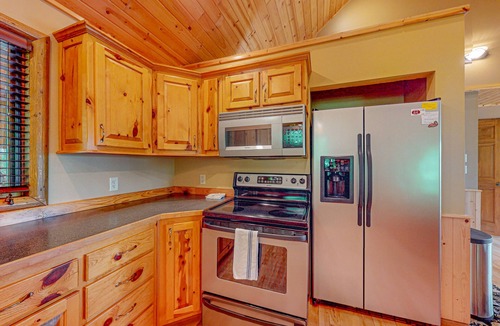 Presque Isle House | Beautiful Lakefront Cabin with a Private Dock, Firepit, and Large Yard!