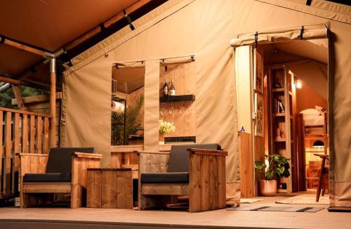 San Saba Other | Beautiful Safari Tent Nestled Amidst Trees in San Saba, Texas